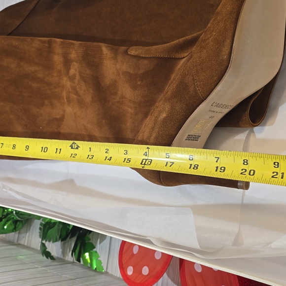 L'AGENCE LENA II TALL LEATHER/SUEDE BOOTS - Picture 12 of 13